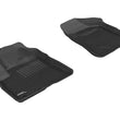 Load image into Gallery viewer, 3D MAXpider 2011-2013 Kia Sorento 7-Seats Kagu 1st Row Floormat - Black - Main Product View