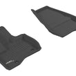 Load image into Gallery viewer, 3D MAXpider 2011-2014 Ford Explorer Kagu 1st Row Floormat - Black - Main Product View