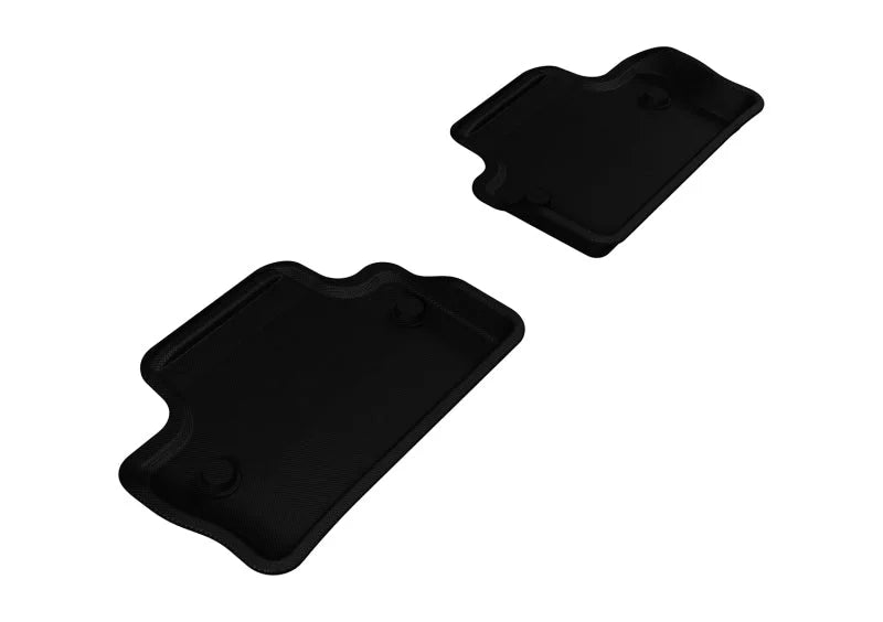 3D MAXpider 2011-2018 Volvo S60/V60 Kagu 2nd Row Floormats - Black - Main Product View