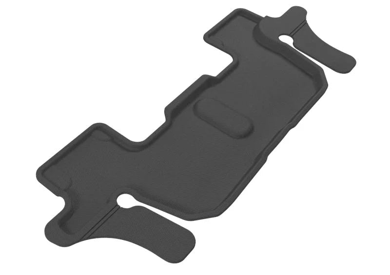 3D MAXpider 2011-2019 Ford Explorer Kagu 3rd Row Floormats - Black - Main Product View