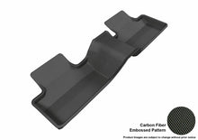 Load image into Gallery viewer, 3D MAXpider 2012-2013 Land Rover Range Rover Evoque Kagu 2nd Row Floormats - Black - Main Product View