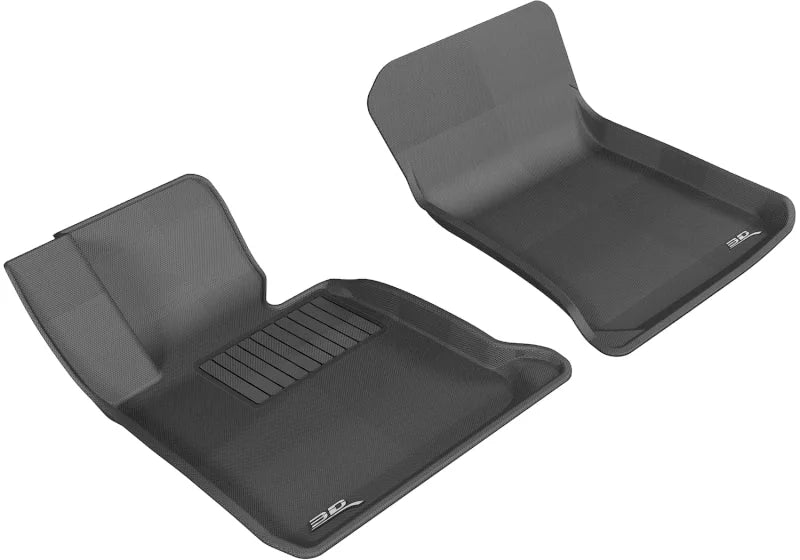 3D MAXpider 2012-2015 BMW X1 E84 Kagu 1st Row Floormat - Black - Main Product View