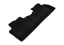 Load image into Gallery viewer, 3D MAXpider 2012-2015 Honda Civic Sedan Kagu 2nd Row Floormats - Black - Main Product View