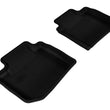Load image into Gallery viewer, 3D MAXpider 2012-2019 Subaru Impreza/XV Crosstrek/WRX/Sti Kagu 2nd Row Floormats - Black - Main Product View