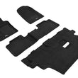 Load image into Gallery viewer, 3D MAXpider 2012-2021 Dodge Durango 7-Seat Elegant 1st 2nd &amp; 3rd Row Floormats - Black - Main Product View