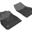 Load image into Gallery viewer, 3D MAXpider 2013-2015 Chevrolet Malibu Kagu 1st Row Floormat - Black - Main Product View