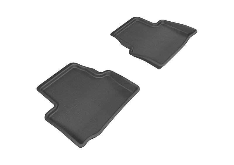 3D MAXpider 2013-2019 Cadillac ATS/ATS-V Kagu 2nd Row Floormats - Black - Main Product View