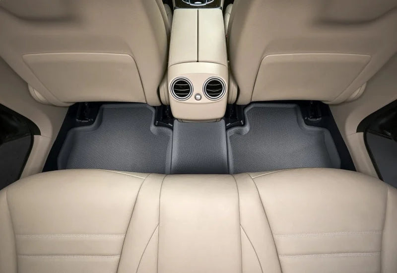 3D MAXpider 2013-2019 Cadillac ATS/ATS-V Kagu 2nd Row Floormats - Gray - Back View