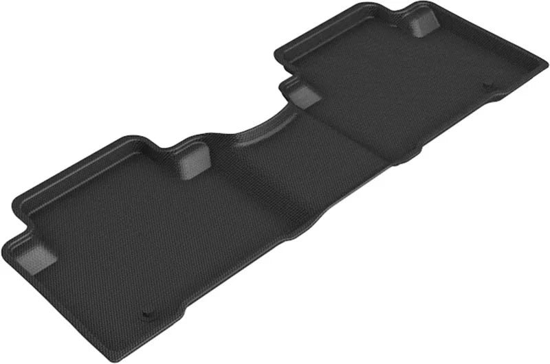 3D MAXpider 2013-2019 Hyundai Santa Fe/Santa Fe Xl Kagu 2nd Row Floormats - Black - Side View