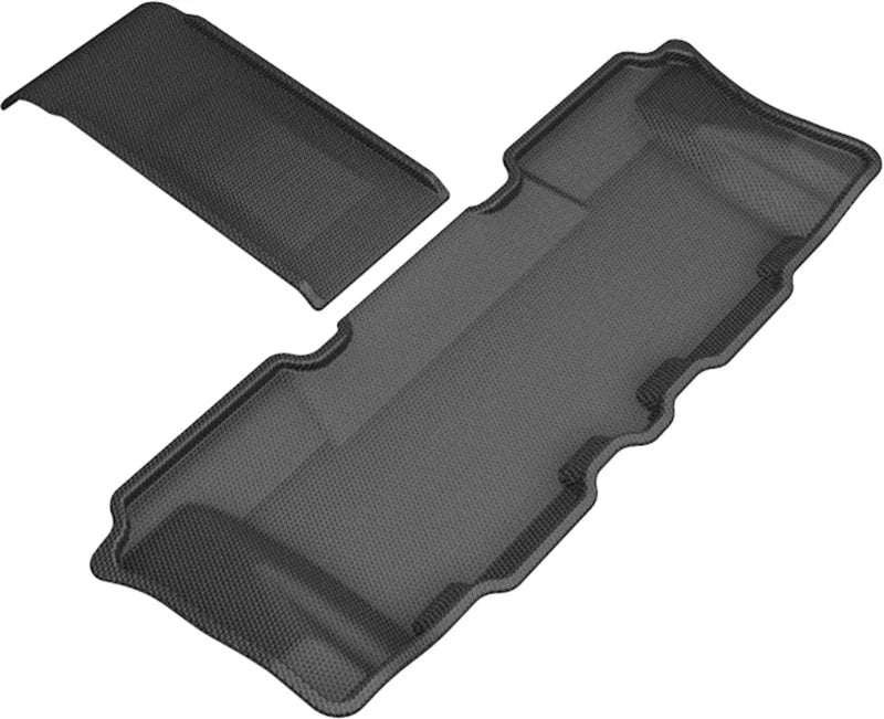 3D MAXpider 2013-2019 Hyundai Santa Fe/Santa Fe Xl Kagu 3rd Row Floormats - Black - Side View