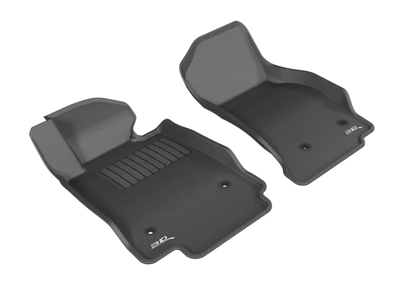 3D MAXpider 2014-2019 Cadillac CTS Kagu 1st Row Floormat - Black - Main Product View
