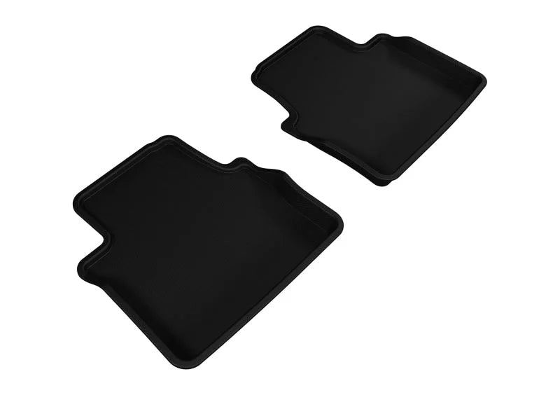 3D MAXpider 2014-2019 Cadillac CTS Kagu 2nd Row Floormats - Black - Main Product View