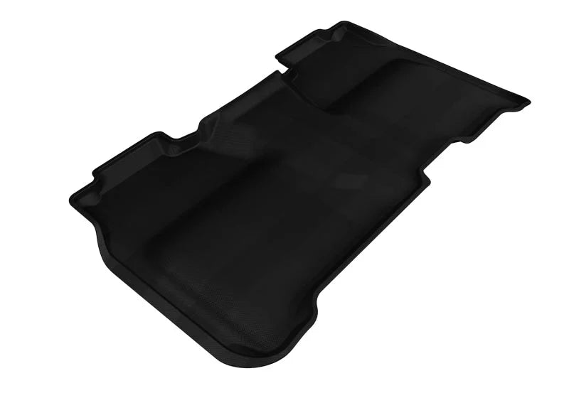 3D MAXpider 2014-2019 Chevrolet Silverado Crew Cab Kagu 2nd Row Floormats - Black - Main Product View