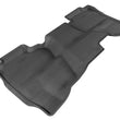 Load image into Gallery viewer, 3D MAXpider 2014-2019 Chevrolet/GMC Silverado Double Cab Kagu 2nd Row Floormats - Black - Main Product View