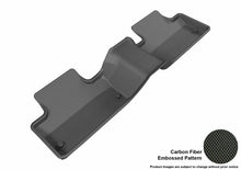 Load image into Gallery viewer, 3D MAXpider 2014-2019 Land Rover Range Rover Evoque Kagu 2nd Row Floormats - Black - Main Product View