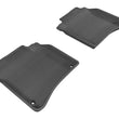 Load image into Gallery viewer, 3D MAXpider 2014-2019 Mercedes-Benz S-Class W222 Kagu 2nd Row Floormats - Black - Main Product View