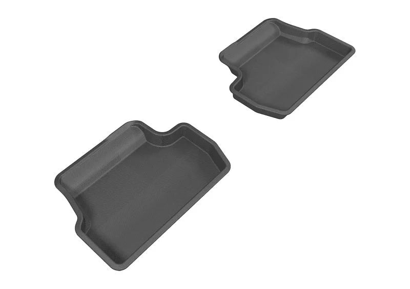 3D MAXpider 2014-2019 Mini Hardtop 2-Door Kagu 2nd Row Floormats - Black - Main Product View