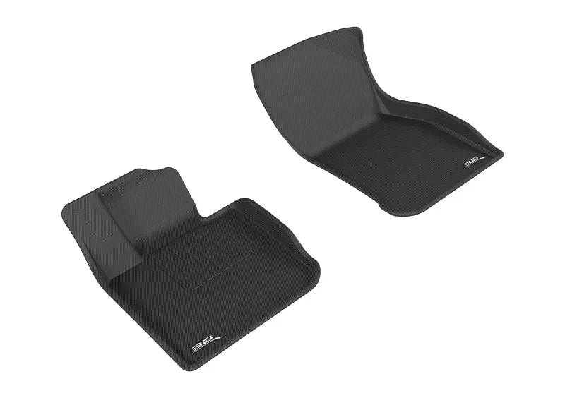 3D MAXpider 2014-2019 Mini Hardtop 4-Door Kagu 1st Row Floormat - Black - Main Product View