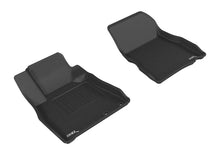 Load image into Gallery viewer, 3D MAXpider 2014-2019 Nissan Versa Note Kagu 1st Row Floormat - Black - Main Product View