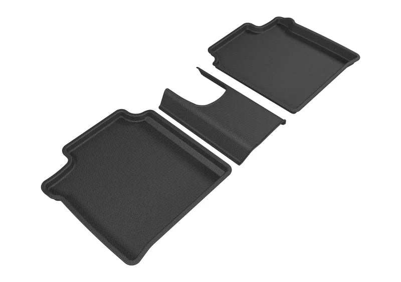 3D MAXpider 2014-2019 Nissan Versa Note Kagu 2nd Row Floormats - Black - Main Product View
