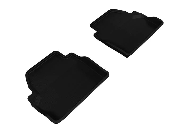 3D MAXpider 2014-2020 BMW 4 Series F32 Kagu 2nd Row Floormats - Black - Main Product View