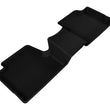 Load image into Gallery viewer, 3D MAXpider 2014-2020 Jeep Cherokee Kagu 2nd Row Floormats - Black - Main Product View