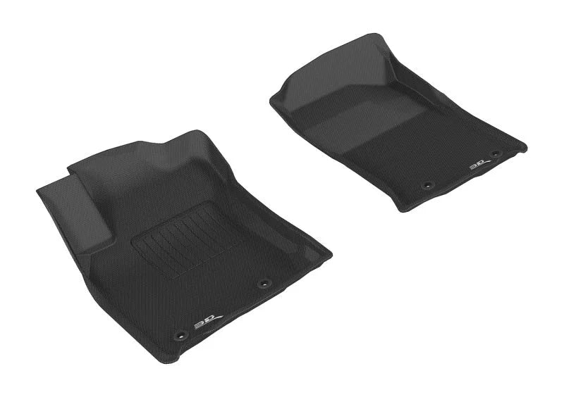 3D MAXpider 2014-2020 Lexus GX Kagu 1st Row Floormat - Black - Main Product View
