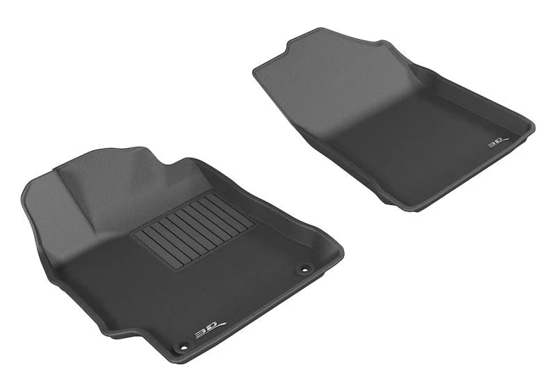 3D MAXpider 2015-2017 Toyota Camry Kagu 1st Row Floormat - Black - Main Product View