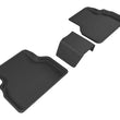 Load image into Gallery viewer, 3D MAXpider 2015-2018 Audi Q3 Kagu 2nd Row Floormats - Black - Main Product View