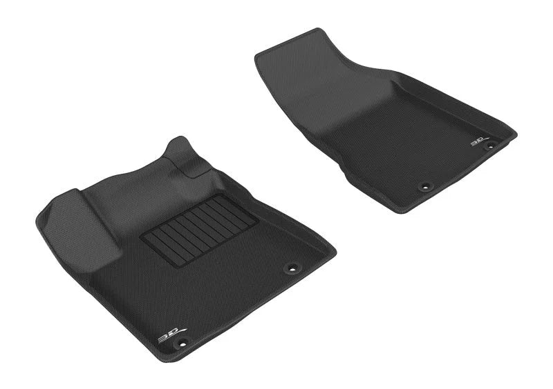 3D MAXpider 2015-2018 Nissan Murano Kagu 1st Row Floormat - Black - Main Product View