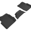 Load image into Gallery viewer, 3D MAXpider 2015-2019 Fiat 500X Kagu 2nd Row Floormats - Black - Main Product View