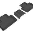 Load image into Gallery viewer, 3D MAXpider 2015-2019 Volvo XC90 Kagu 2nd Row Floormats - Black - Main Product View