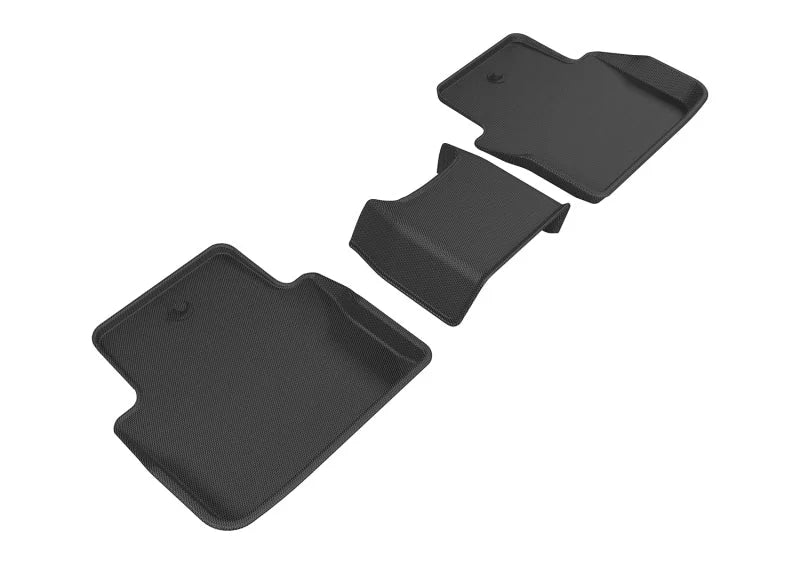 3D MAXpider 2015-2020 Acura TLX Kagu 2nd Row Floormats - Black - Main Product View
