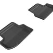 Load image into Gallery viewer, 3D MAXpider 2015-2020 BMW 5 Series F10 Kagu 2nd Row Floormats - Black - Main Product View
