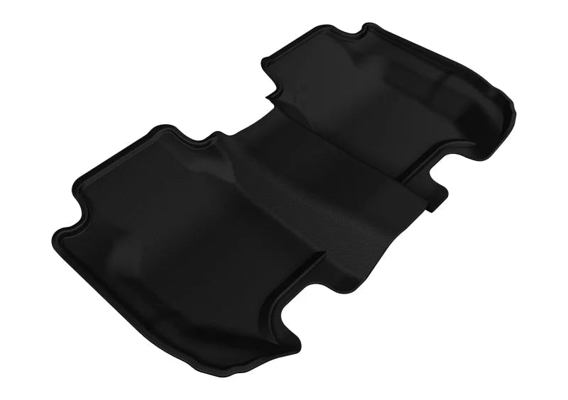 3D MAXpider 2015-2020 Honda Fit Kagu 2nd Row Floormats - Black - Main Product View