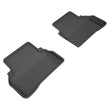 Load image into Gallery viewer, 3D MAXpider 2015-2020 Mercedes Benz C-Class Sedan W205 Kagu 2nd Row Floormats - Black - Main Product View
