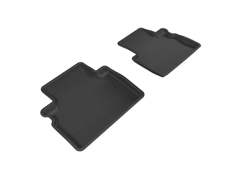 3D MAXpider 2016-2017 Infiniti QX50 Kagu 2nd Row Floormats - Black - Main Product View