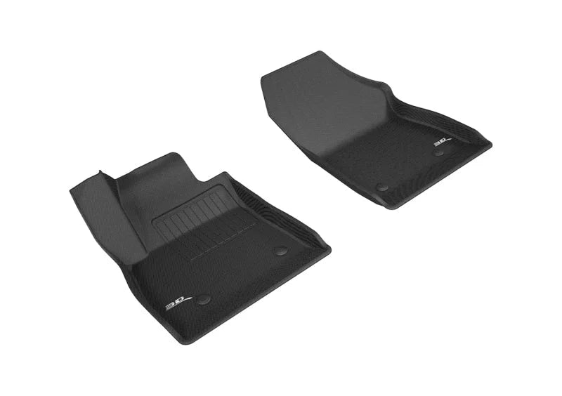 3D MAXpider 2016-2019 Chevrolet Cruze Kagu 1st Row Floormat - Black - Main Product View