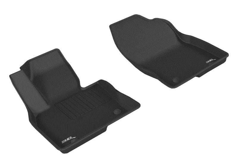 3D MAXpider 2016-2019 Mazda CX-9 Kagu 1st Row Floormat - Black - Main Product View