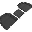Load image into Gallery viewer, 3D MAXpider 2016-2019 Nissan Maxima Kagu 2nd Row Floormats - Black - Main Product View