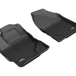 Load image into Gallery viewer, 3D MAXpider 2016-2019 Toyota Prius C Kagu 1st Row Floormat - Black - Main Product View