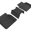 Load image into Gallery viewer, 3D MAXpider 2016-2020 BMW 7 Series Kagu 2nd Row Floormats - Black - Main Product View