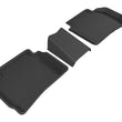 Load image into Gallery viewer, 3D MAXpider 2016-2020 Chevrolet Malibu Kagu 2nd Row Floormats - Black - Main Product View