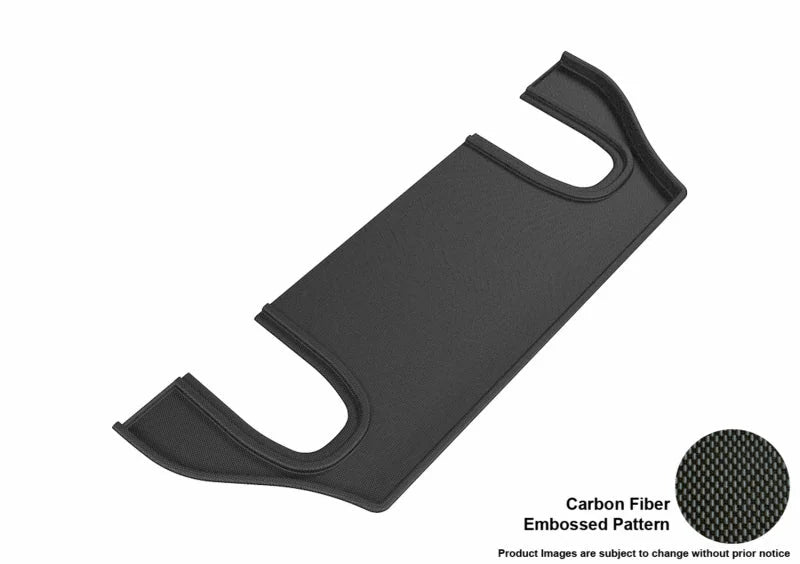 3D MAXpider 2016-2020 Tesla Model X 6-Seats Kagu 3rd Row Floormats - Black - Main Product View