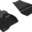 Load image into Gallery viewer, 3D MAXpider 2017-2019 Ford Explorer Kagu 1st Row Floormat - Black - Main Product View