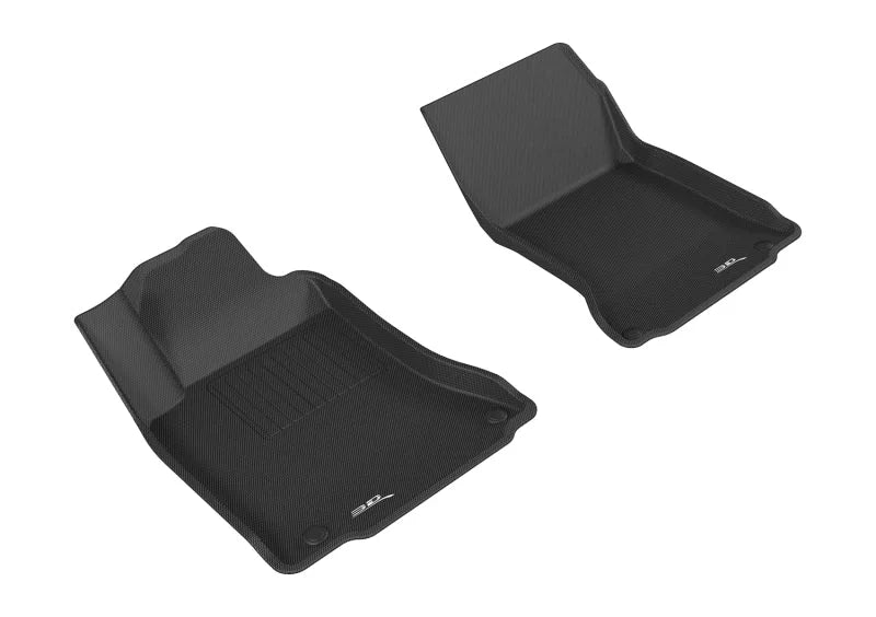 3D MAXpider 2017-2019 Infiniti QX30 Kagu 1st Row Floormat - Black - Main Product View
