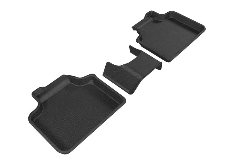 3D MAXpider 2017-2019 Mini Countryman Kagu 2nd Row Floormats - Black - Main Product View