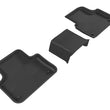 Load image into Gallery viewer, 3D MAXpider 2017-2020 Audi Q7/Q8 Kagu 2nd Row Floormats - Black - Main Product View
