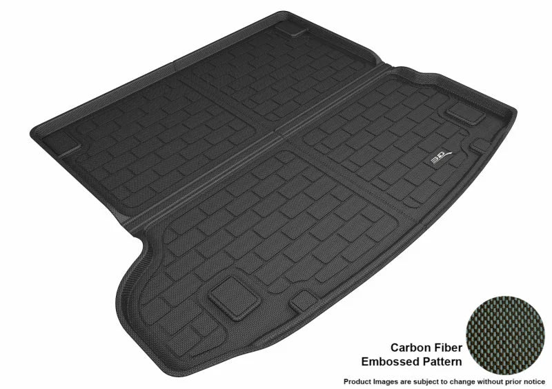 3D MAXpider 2017-2020 Jaguar/ Land Rover F-Pace/ Range Rover Velar Kagu Cargo Liner - Black - Main Product View