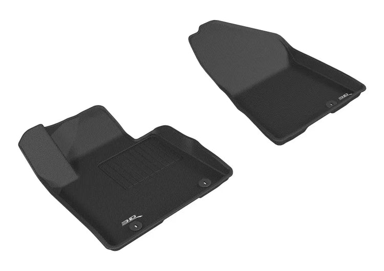 3D MAXpider 2017-2020 Kia Sportage Kagu 1st Row Floormat - Black - Main Product View